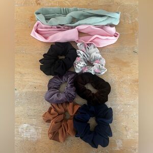 Stylish Hair Scrunchies and Headbands Set